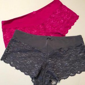 DELTA BURKE LACE PANTY 2 PACK 2X